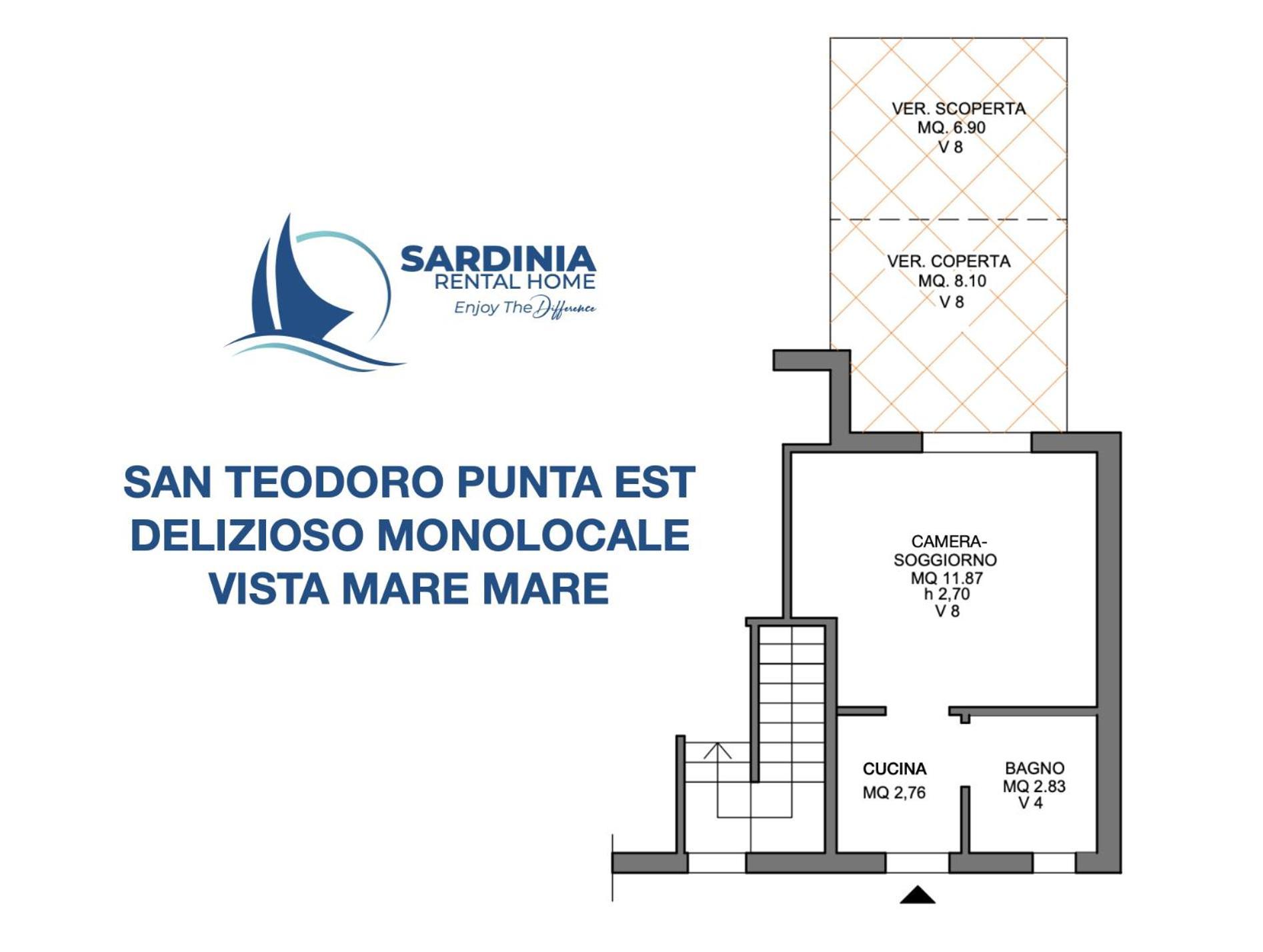شقة San Teodoro Punta Est Delizioso Monolocale Vista Mare المظهر الخارجي الصورة